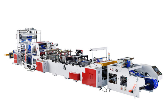 Rewinding Tissue Fully Automatic Biodegradable Bag Making Machine With Gusset